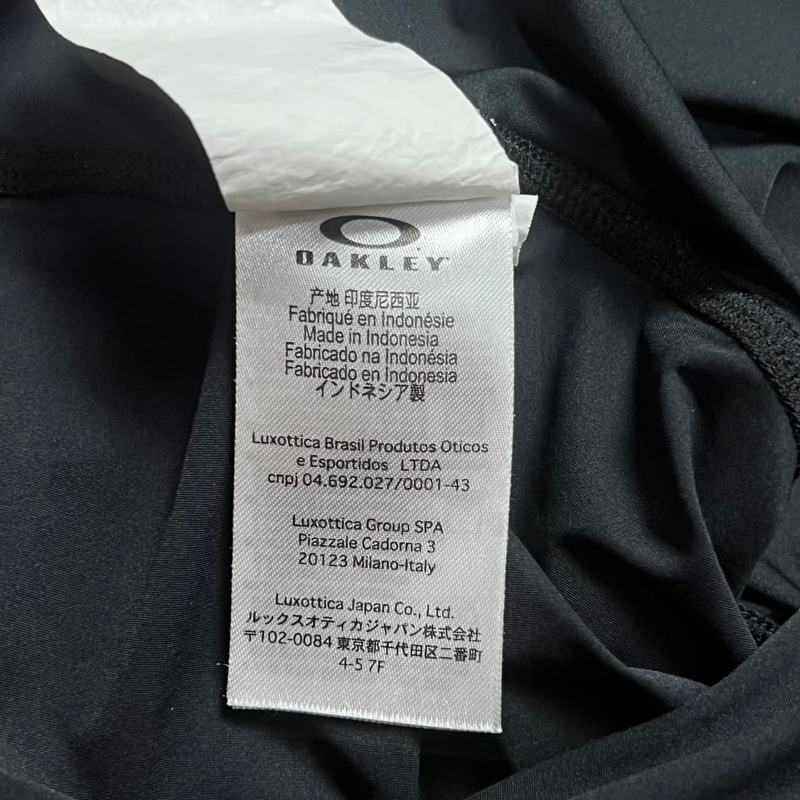 오클리 로고 기능성 반팔 블랙 3XL 상품이미지4