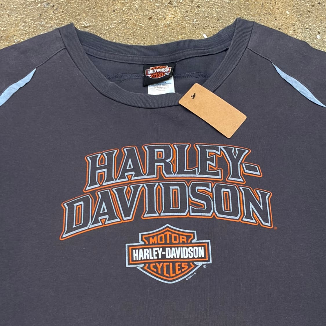 Made in USA 미국 빈티지 할리데이비슨 스카치 반팔티 상품이미지2