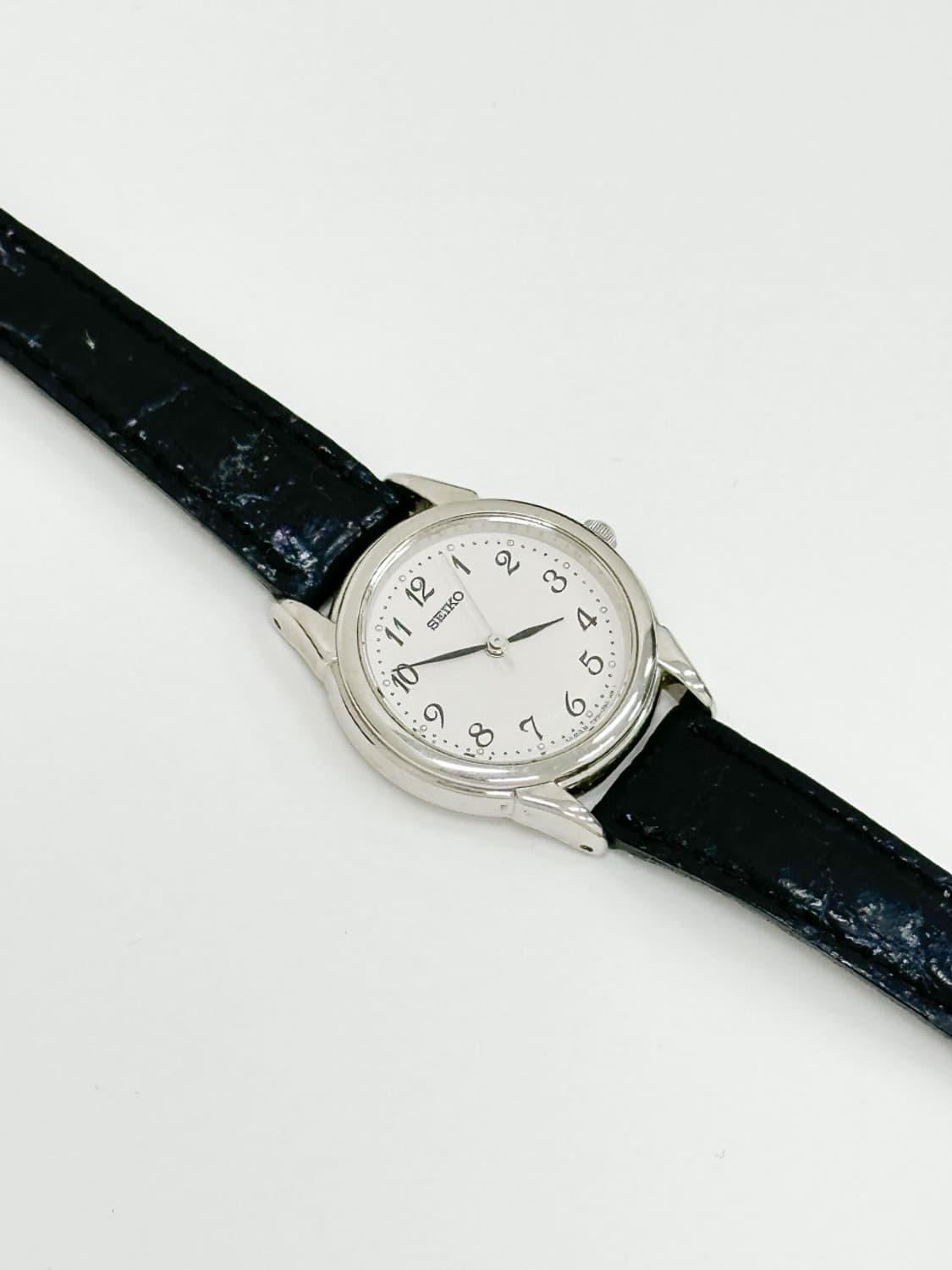 seiko / 세이코 라운드 실버 쿼츠 시게 상품이미지2