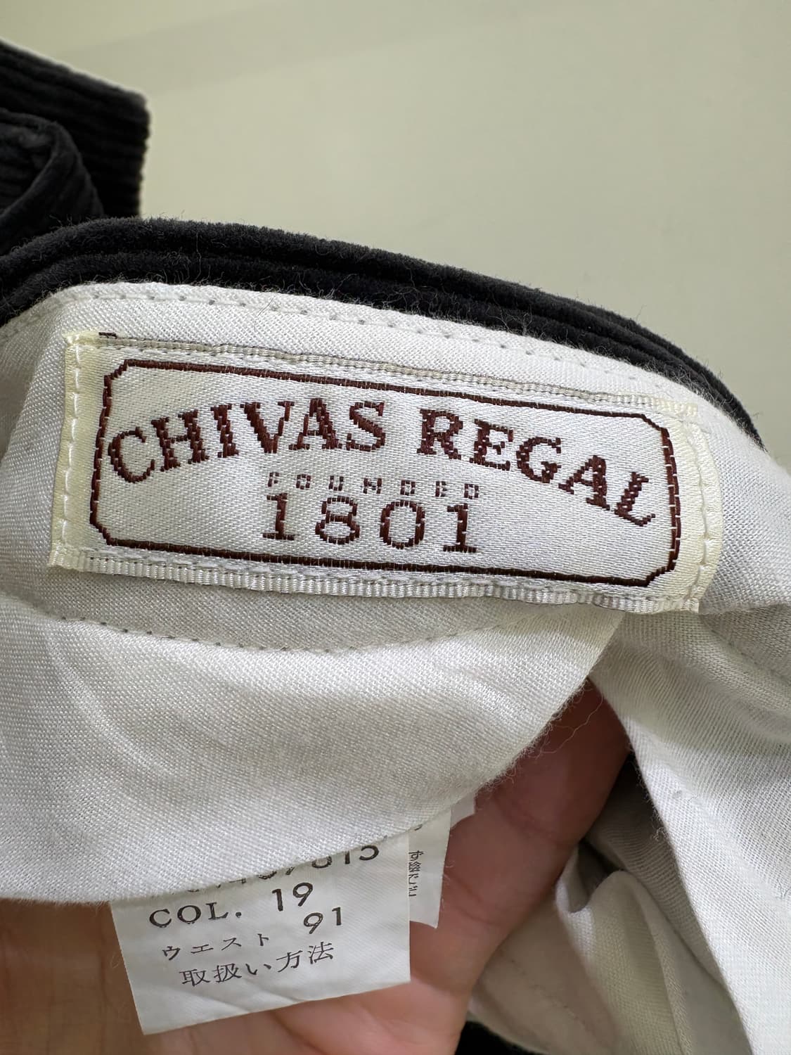 CHIVAS REGAL 코듀로이 팬츠 상품이미지6