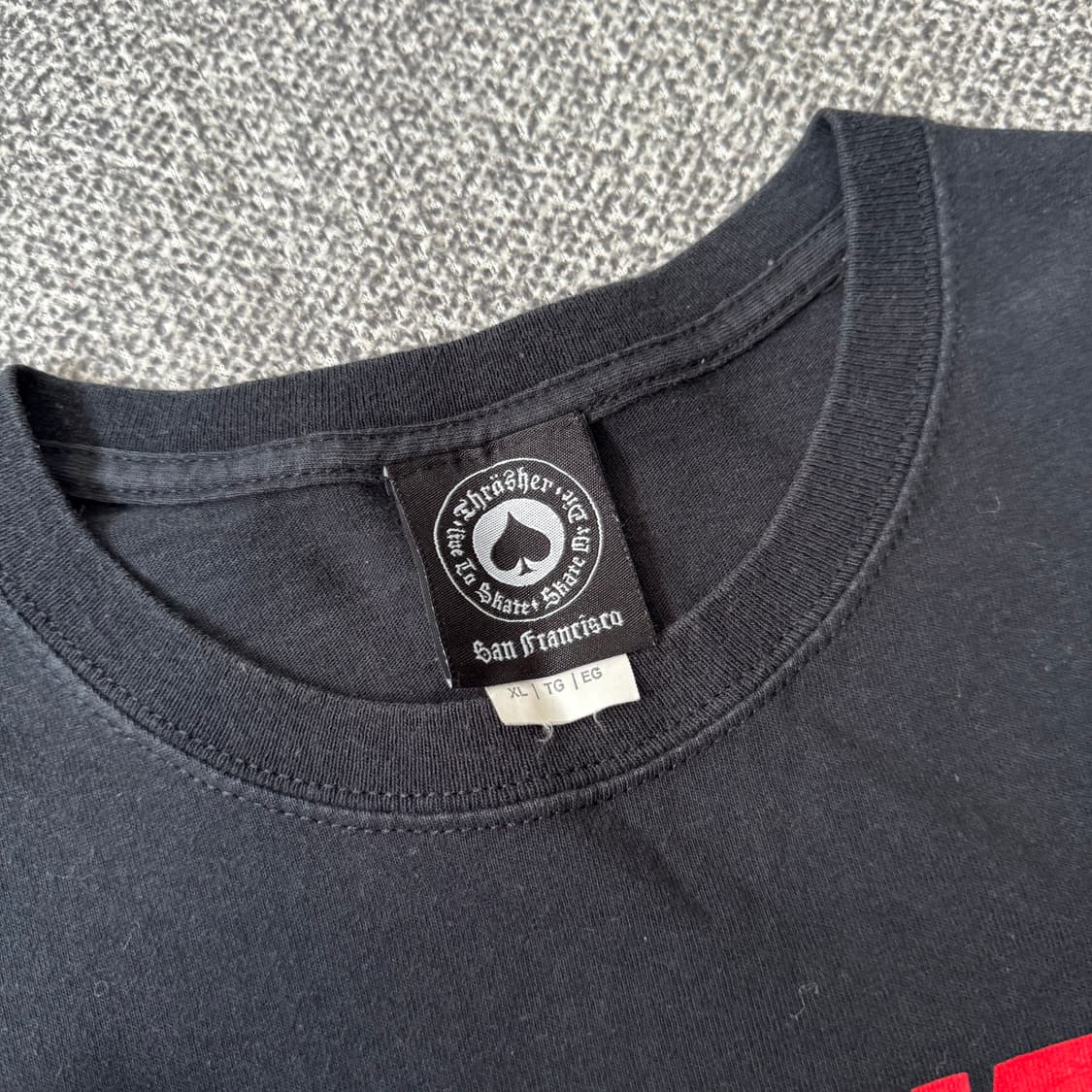 트래셔 스케이트 락 스컬 반팔 상품이미지4