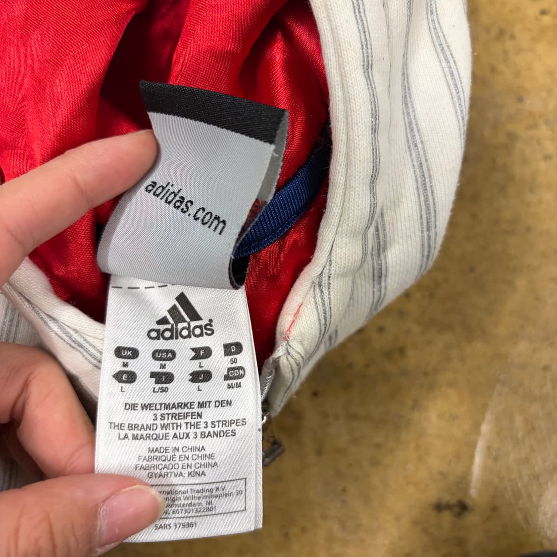 아디다스 스트라이프 후드집업  상품이미지5