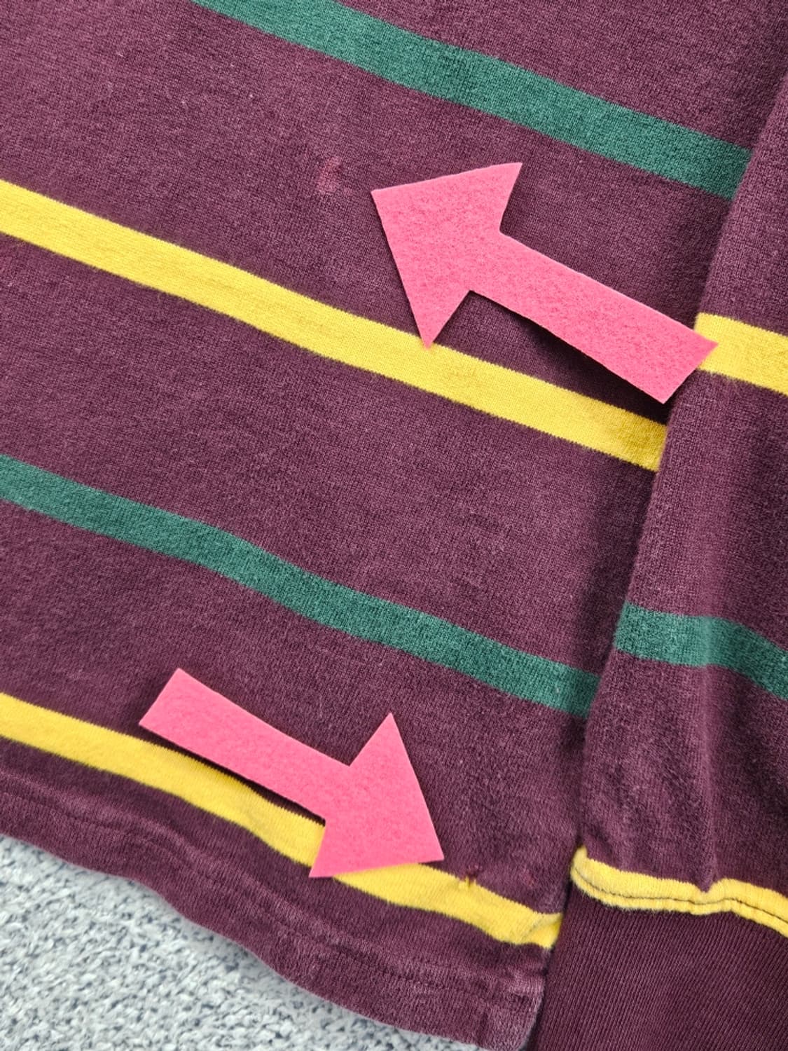 폴로랄프로렌 스트라이프 럭비 티셔츠 ( L ) / 11661 상품이미지8