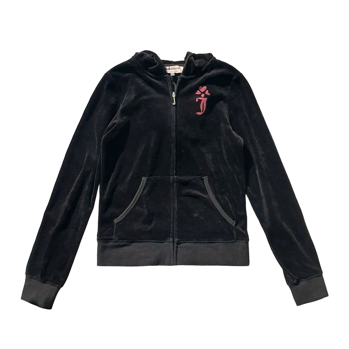 쥬시꾸뛰르(Juicy Couture) 펄 프린팅 벨벳 후드집업(m) 상품이미지2