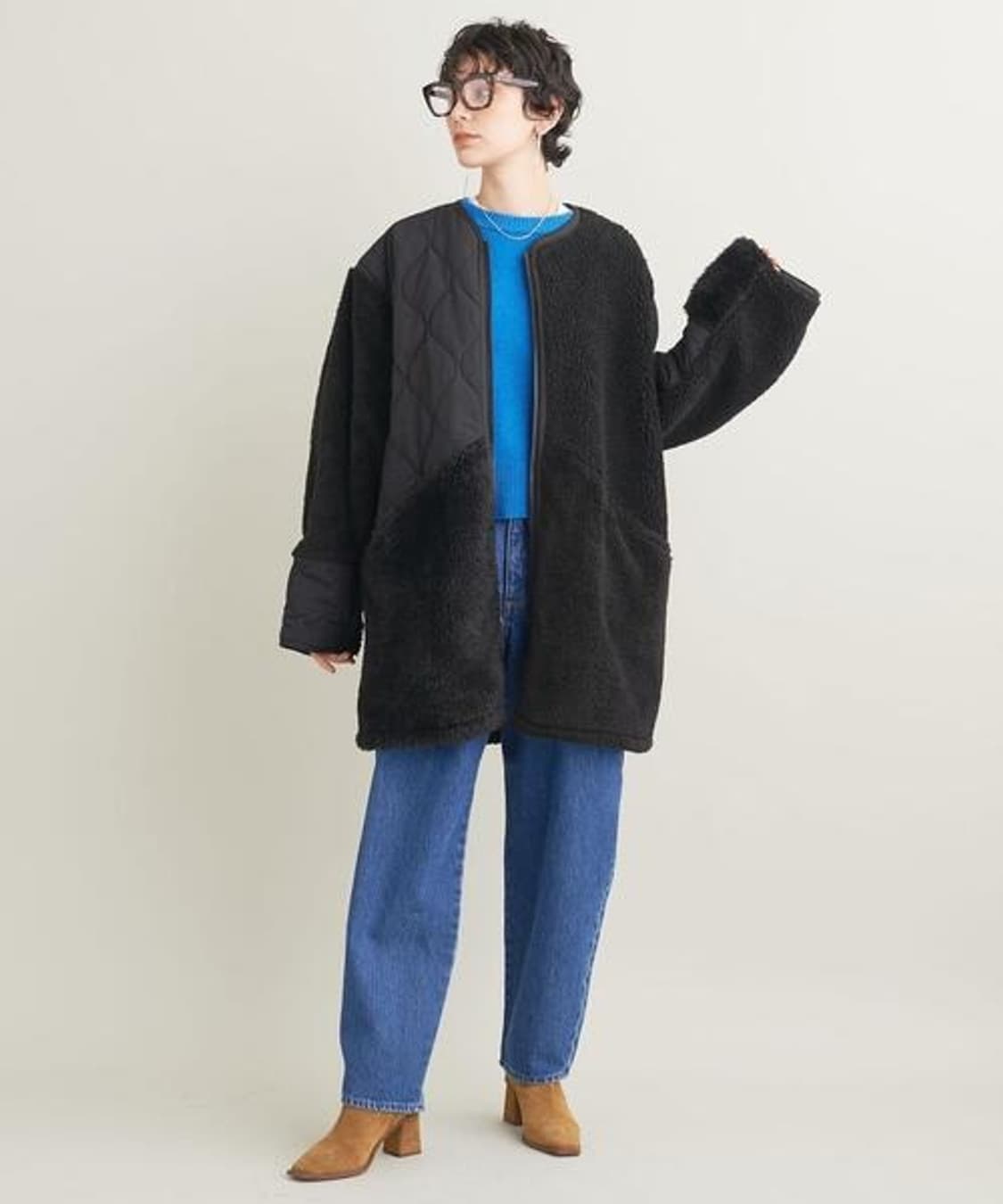 TOWNCRAFT Patchwork Quilting Jacket 상품이미지3