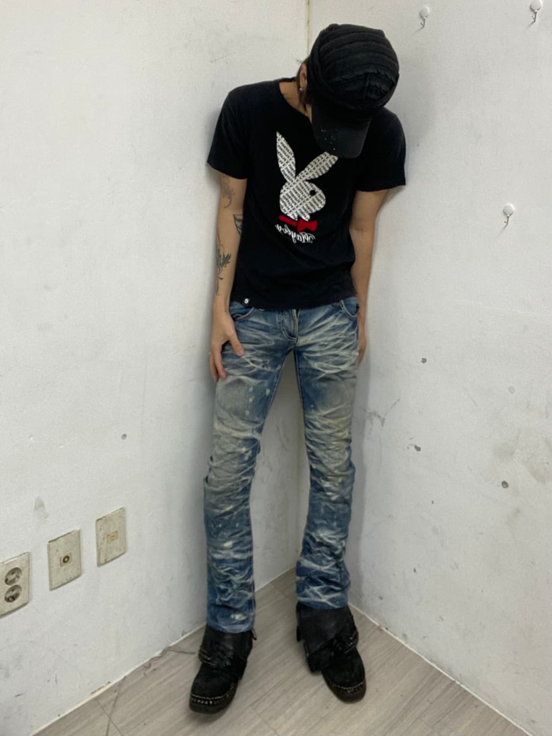 Top : Playboy 1/2 Tee 상품이미지2