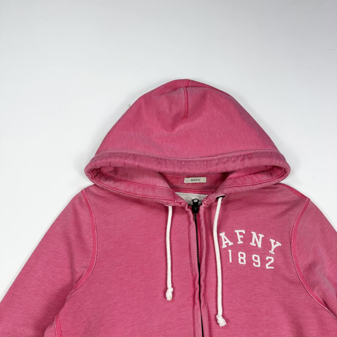 아베크롬비 오리지널 y2k 후드집업 핑크 M 상품이미지2