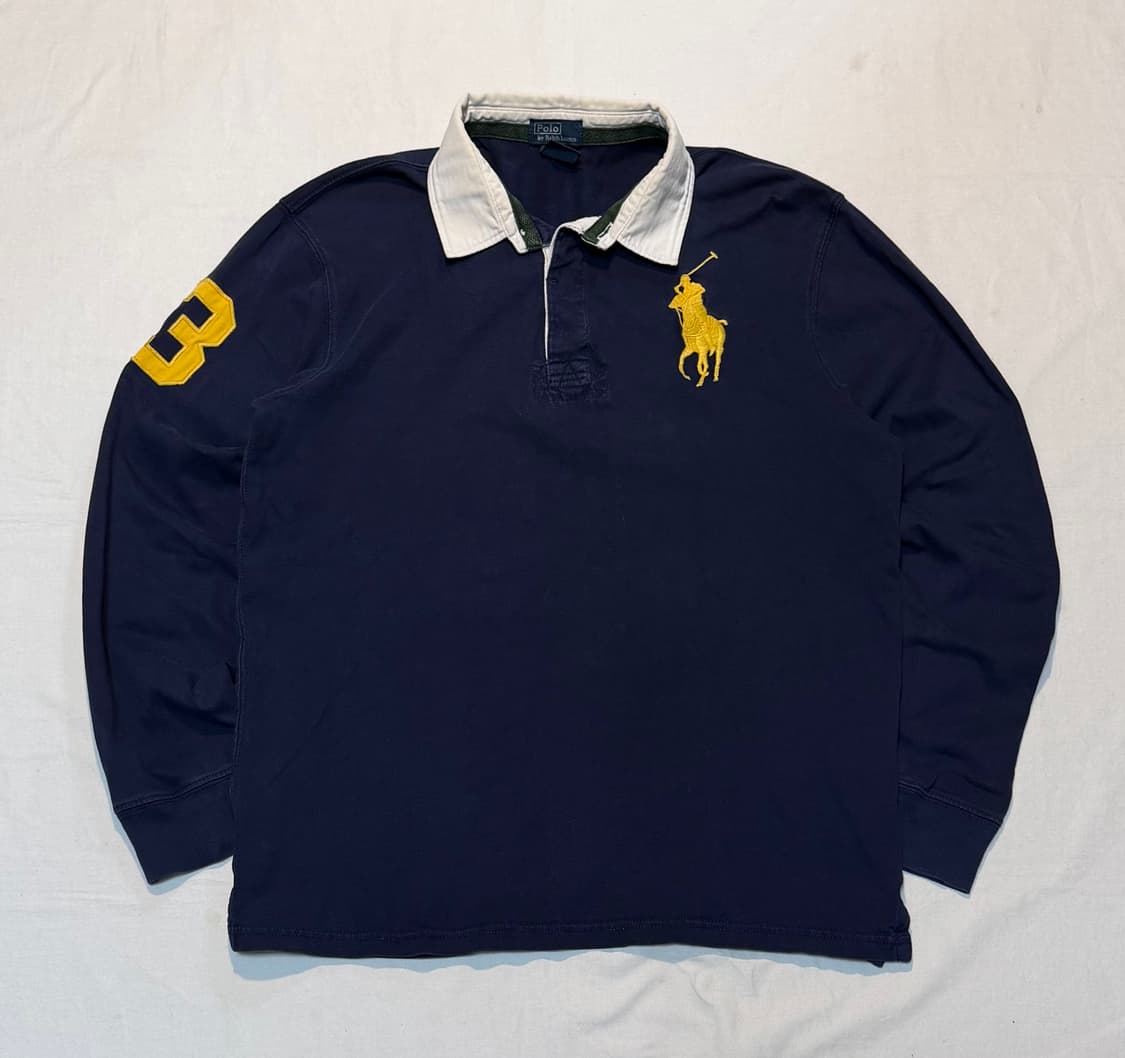 폴로 랄프로렌 빅포니 롱슬리브 럭비티 네이비 상품이미지1