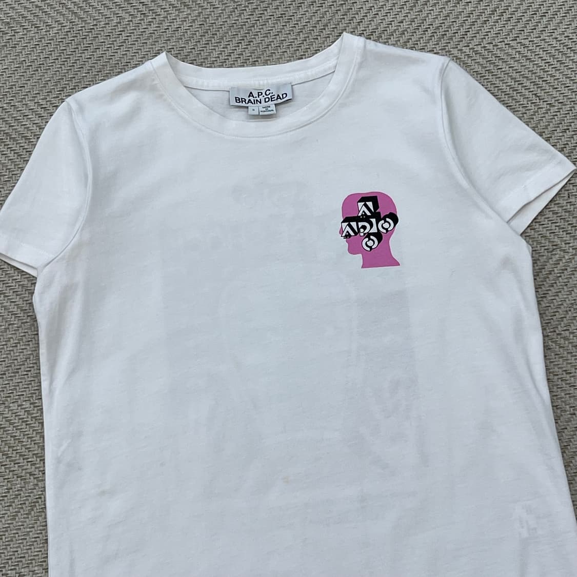 아페쎄 x 브레인데드 프린팅 반팔티 r3505 상품이미지3