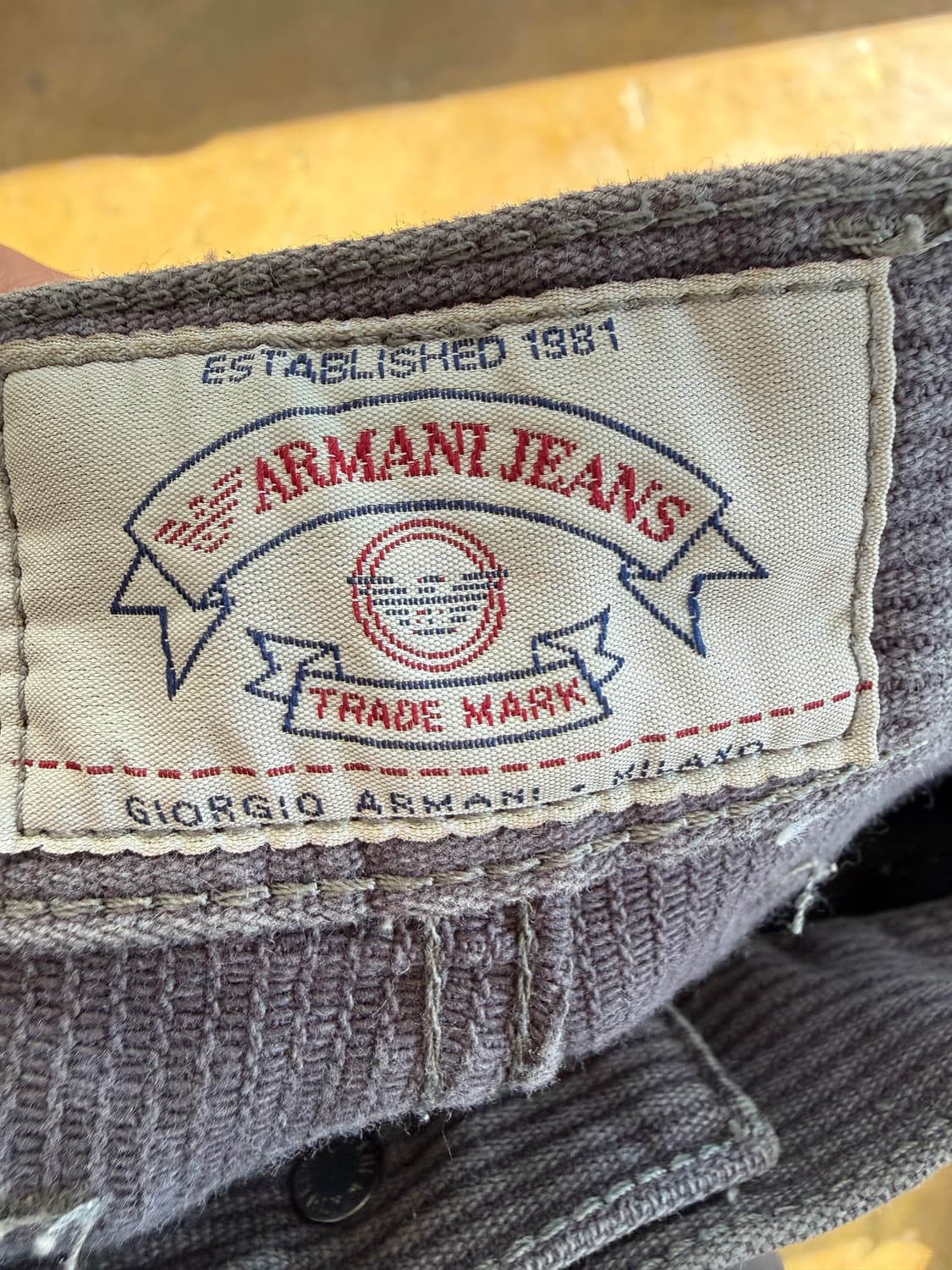 아르마니 90s 빈티지 코듀로이 팬츠 상품이미지5