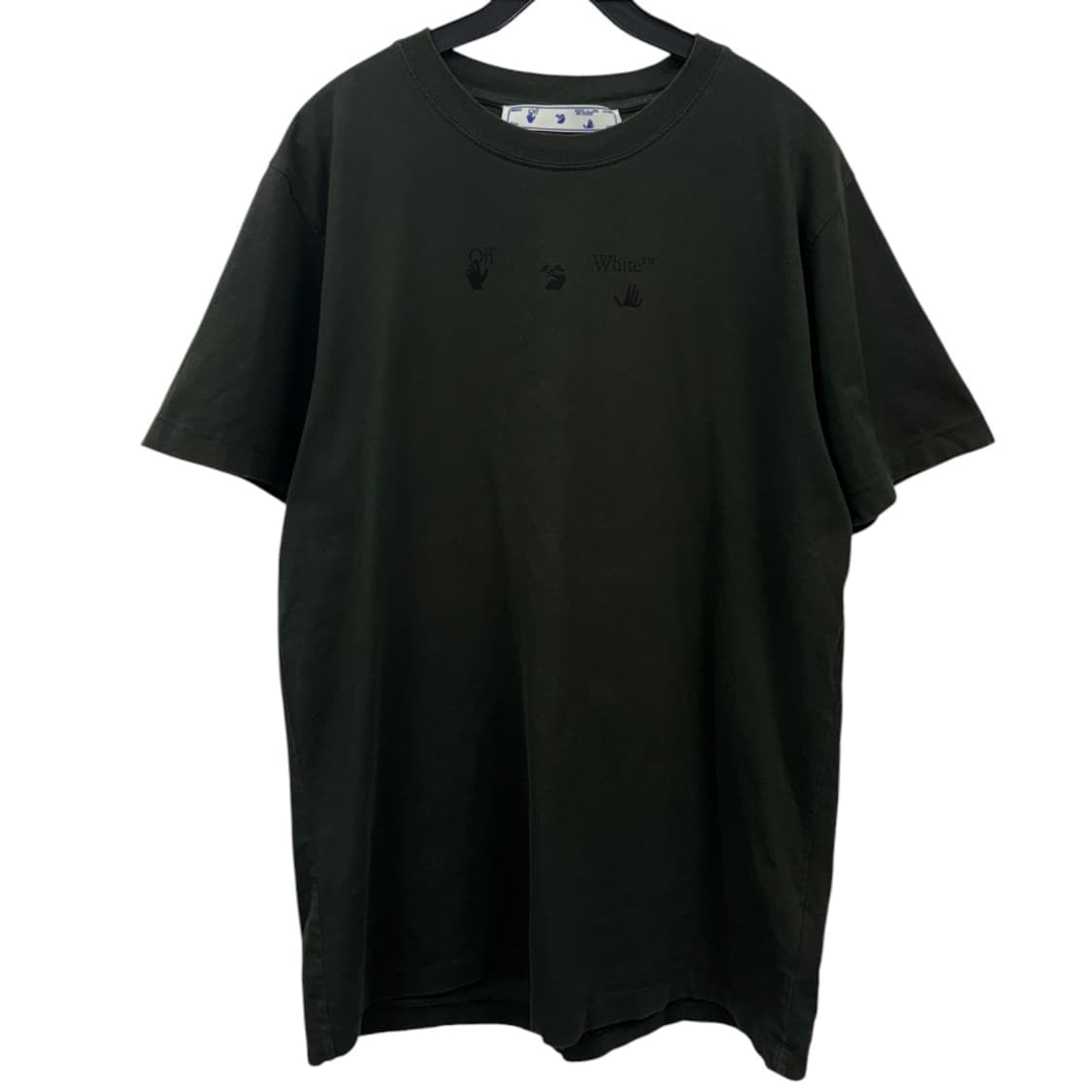 오프화이트 볼트 애로우 티셔츠 큐알정품 상품이미지2