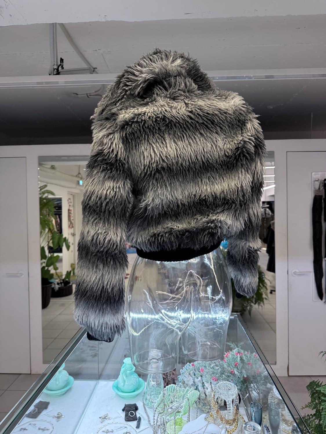 gradation fur zipup jacket 상품이미지3