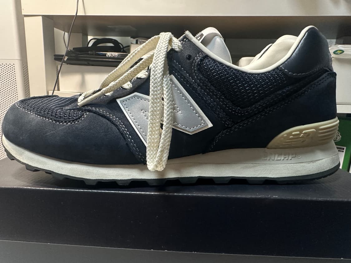 뉴발란스 x 포터리 574 프리미엄 하드 네이비 285  상품이미지4