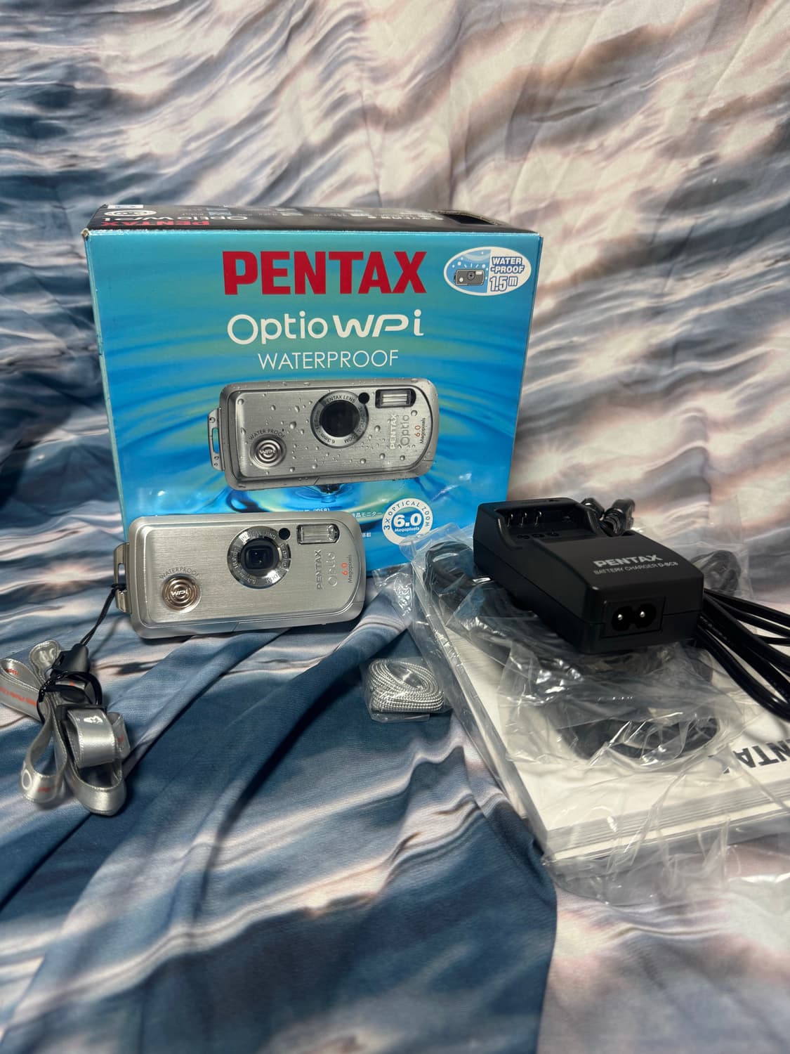 펜탁스 옵티오 wpi 실버 카메라 풀박 🤍✨ 상품이미지1