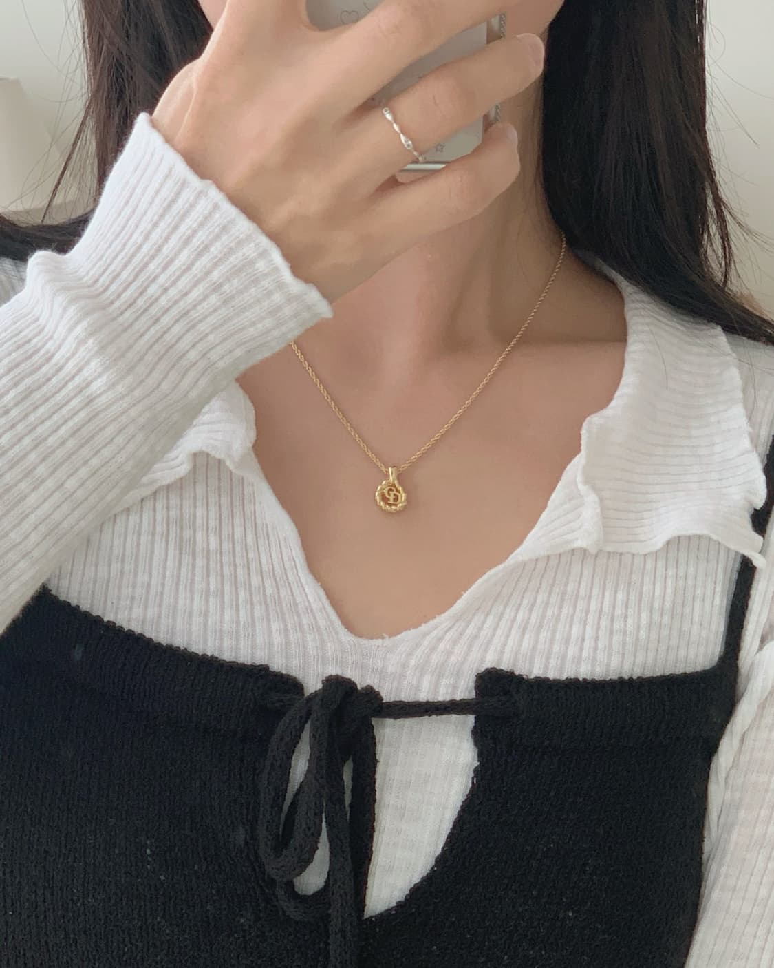 [ 디올 ] 빈티지 디올 로고 목걸이 상품이미지10