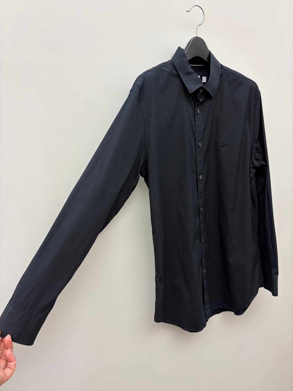 라코스테 블랙 셔츠 남성 긴팔 상품이미지2