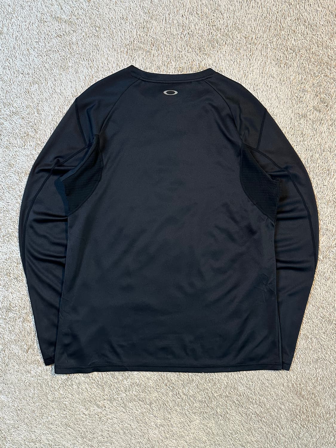 오클리 OAKLEY 센터로고 기능성 긴팔 티셔츠 블랙 상품이미지5