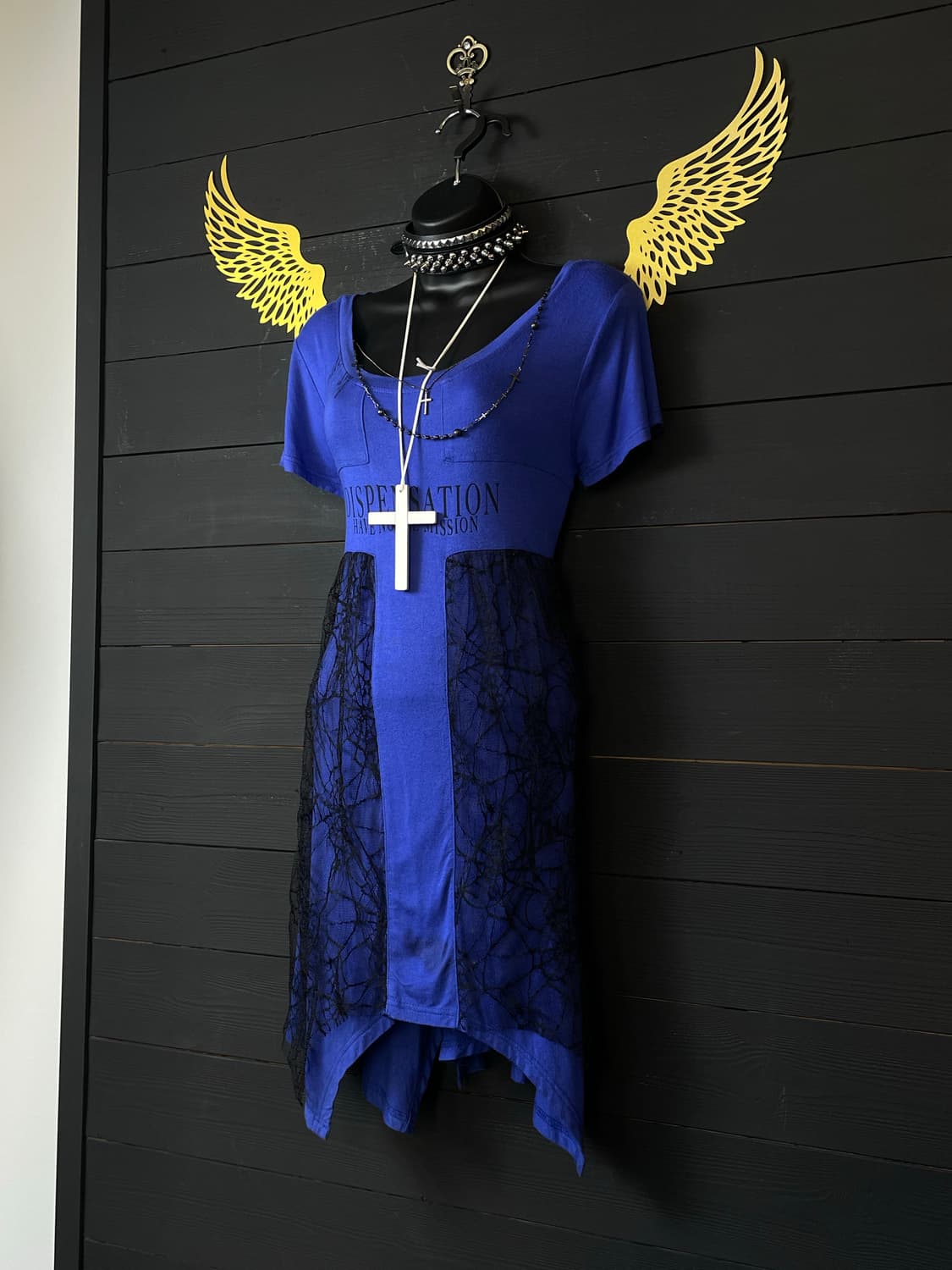 GHOST OF HARLEM 고스트오브할렘 고오할 펑크 블루퍼플 원피스 상품이미지2