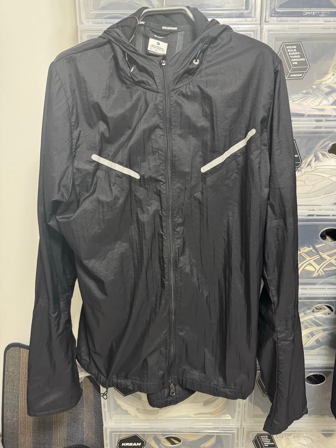 [XL] 나이키 러닝 초경량 바람막이 블랙 상품이미지1