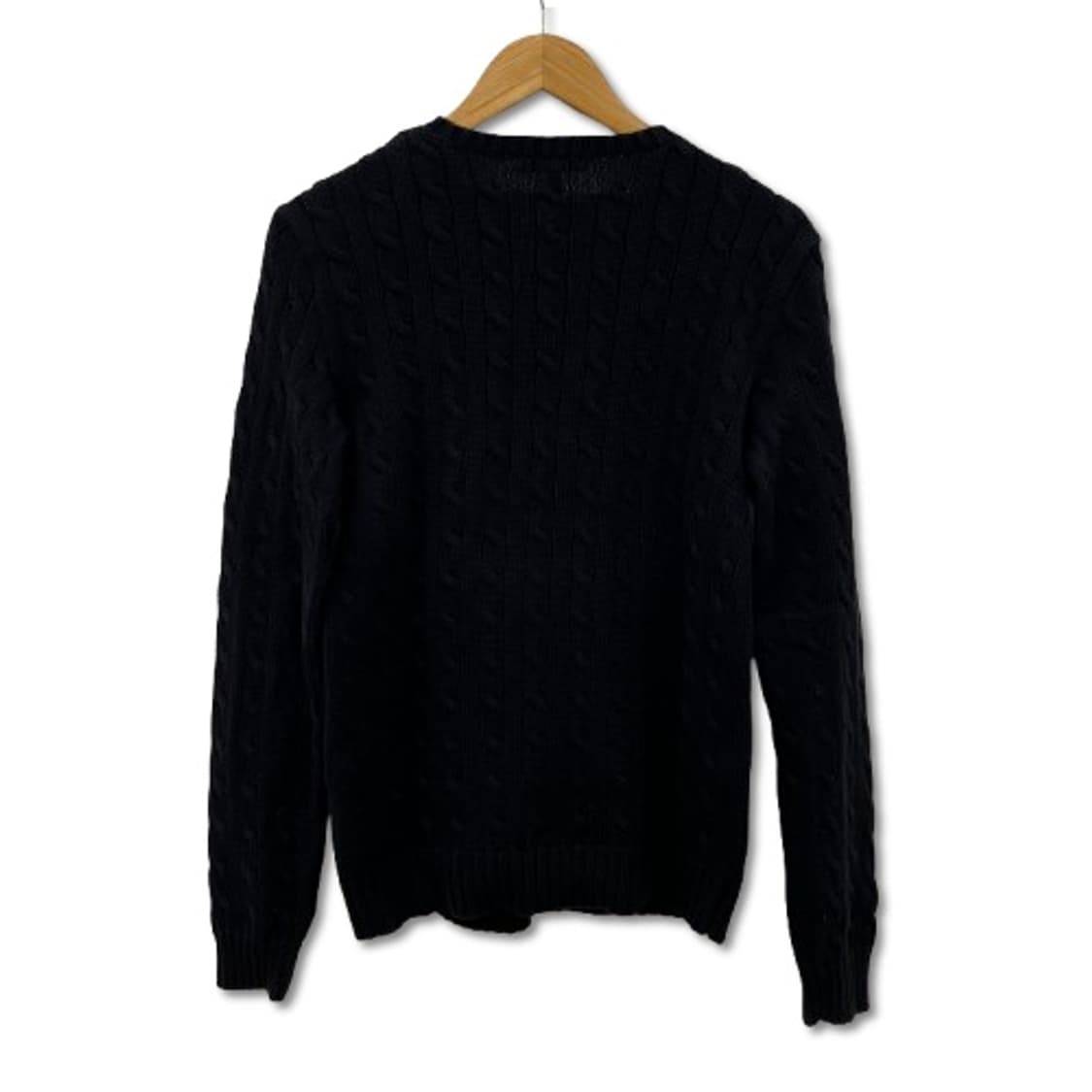 폴로 랄프로렌 케이블 니트 블랙 스웨터 상품이미지2