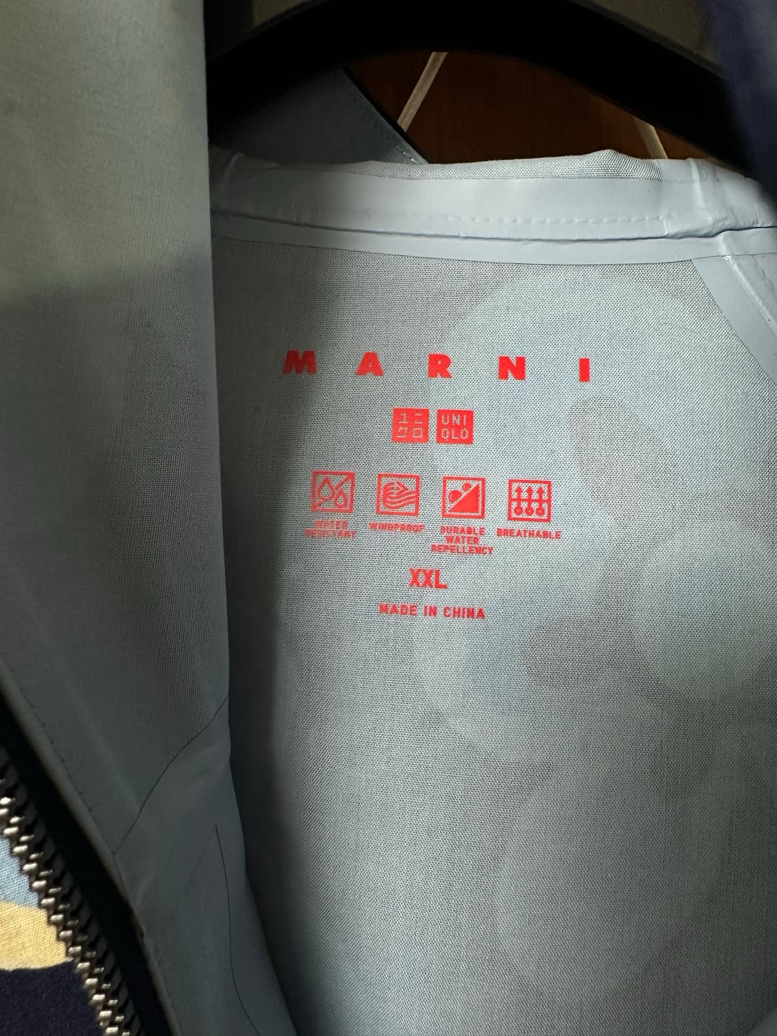 [XXL] 유니클로 마르니 블록테크 플라워 레인코트 하프코트 상품이미지3