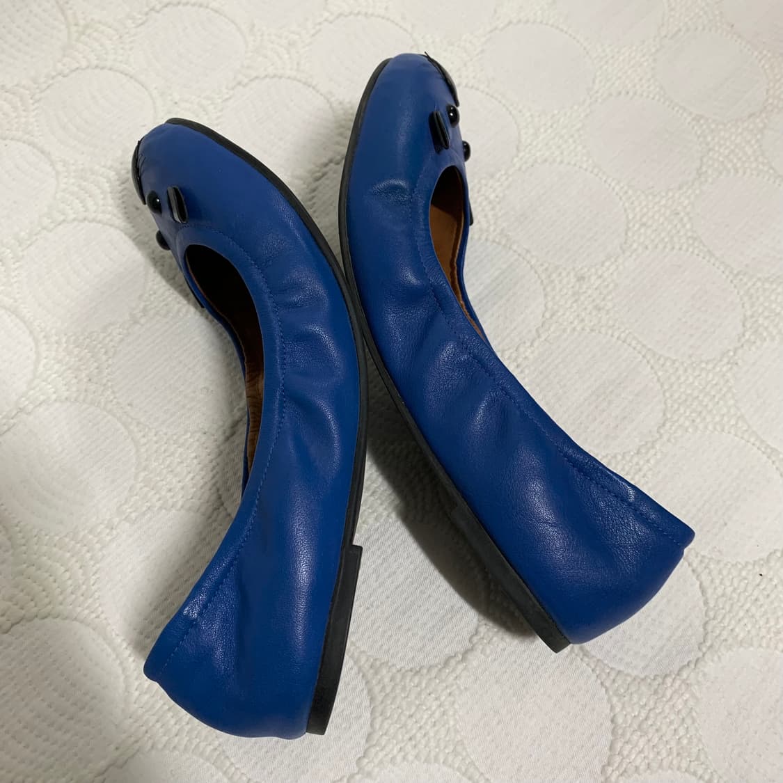 마크 바이 마크 제이콥스 블루 레더 마우스 플랫 슈즈 상품이미지5