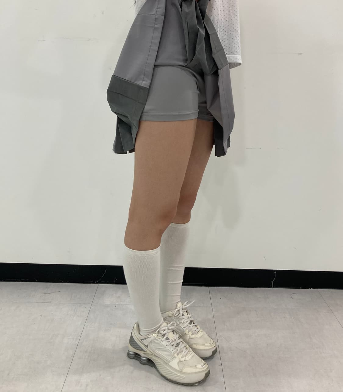 Hidden pleated mini sk 상품이미지7