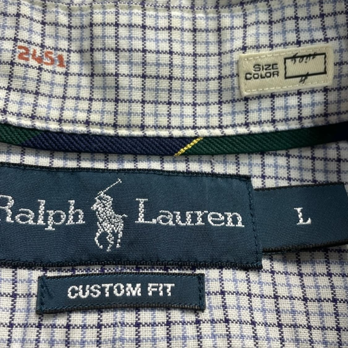 100 폴로 체크셔츠  상품이미지3