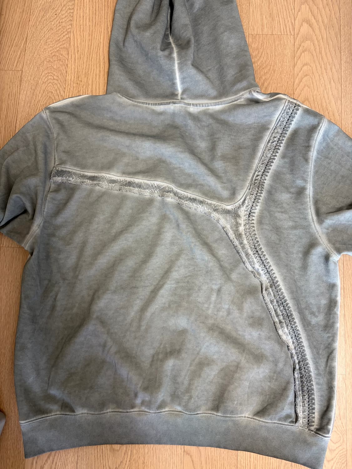 엑슬림 ep7 01 후드티 차콜색상 상품이미지5