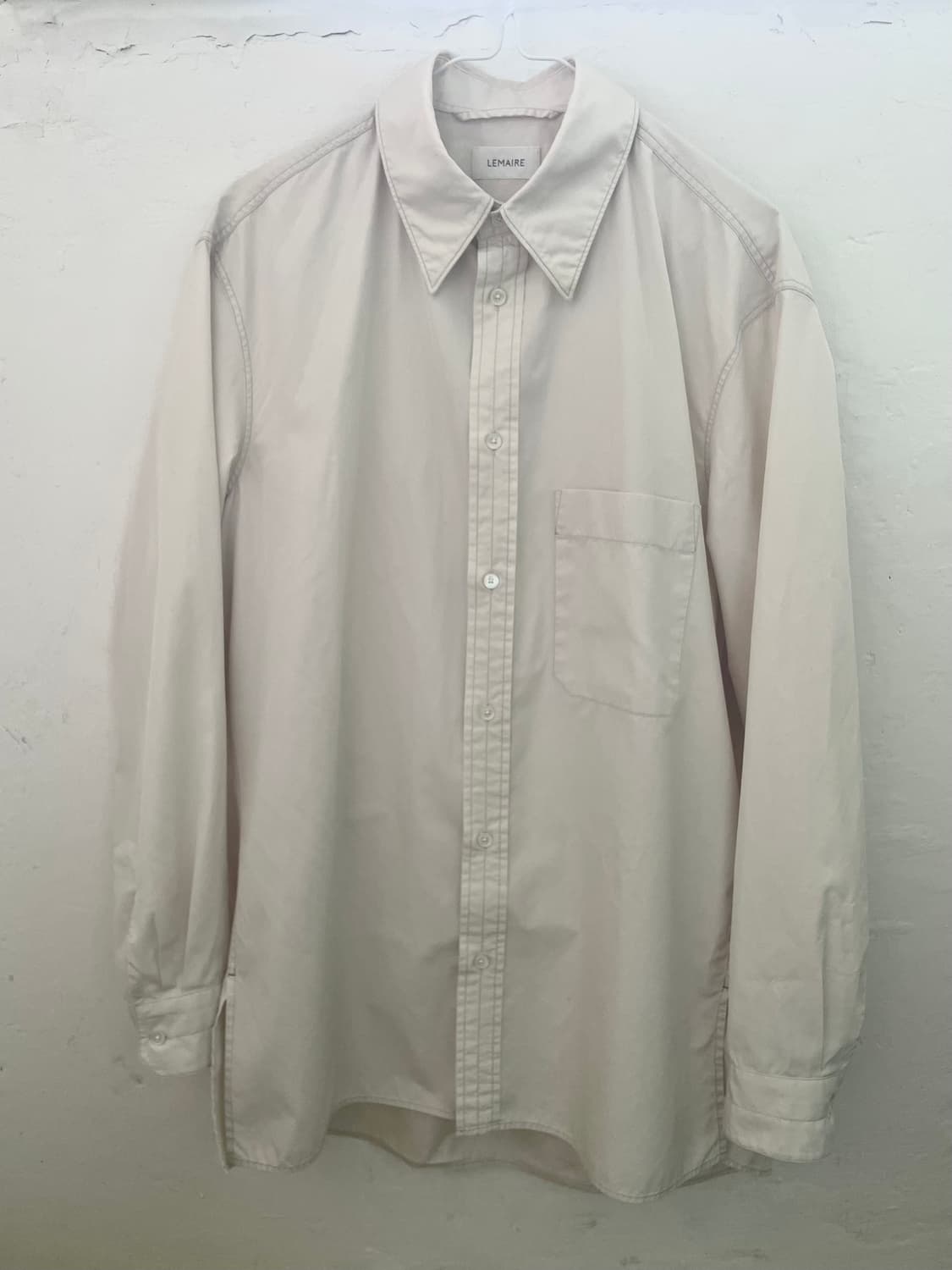 Lemaire르메르 21ss 코튼 포플린 셔츠 상품이미지1
