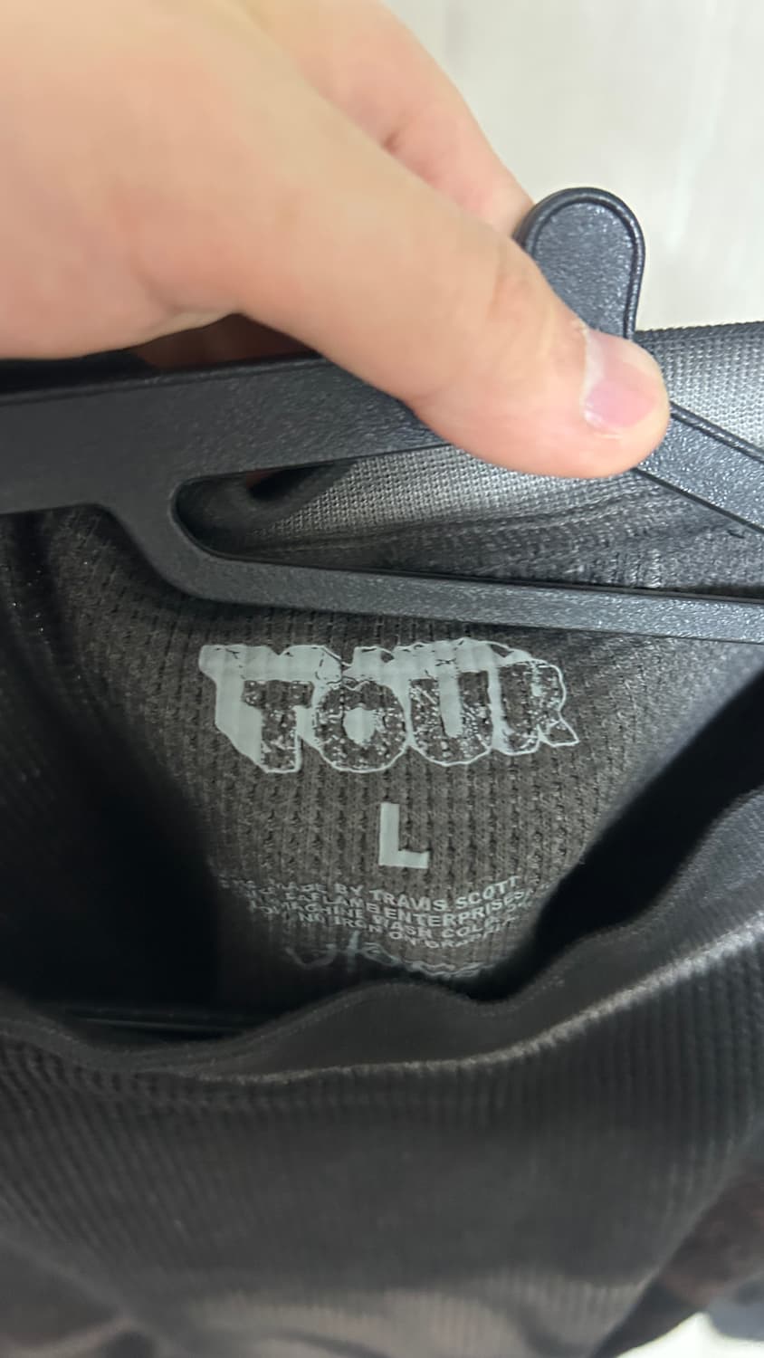 트래비스스캇 내한 머천다이즈 와플 롱슬리브 L 상품이미지3