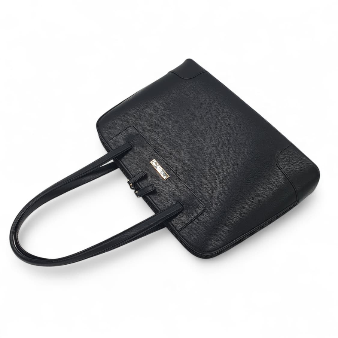 구찌 금장 블랙 가죽 숄더백 토트백 상품이미지4