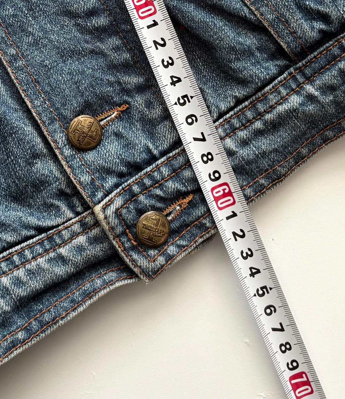 트루사루디 80's 데님 베스트 상품이미지8