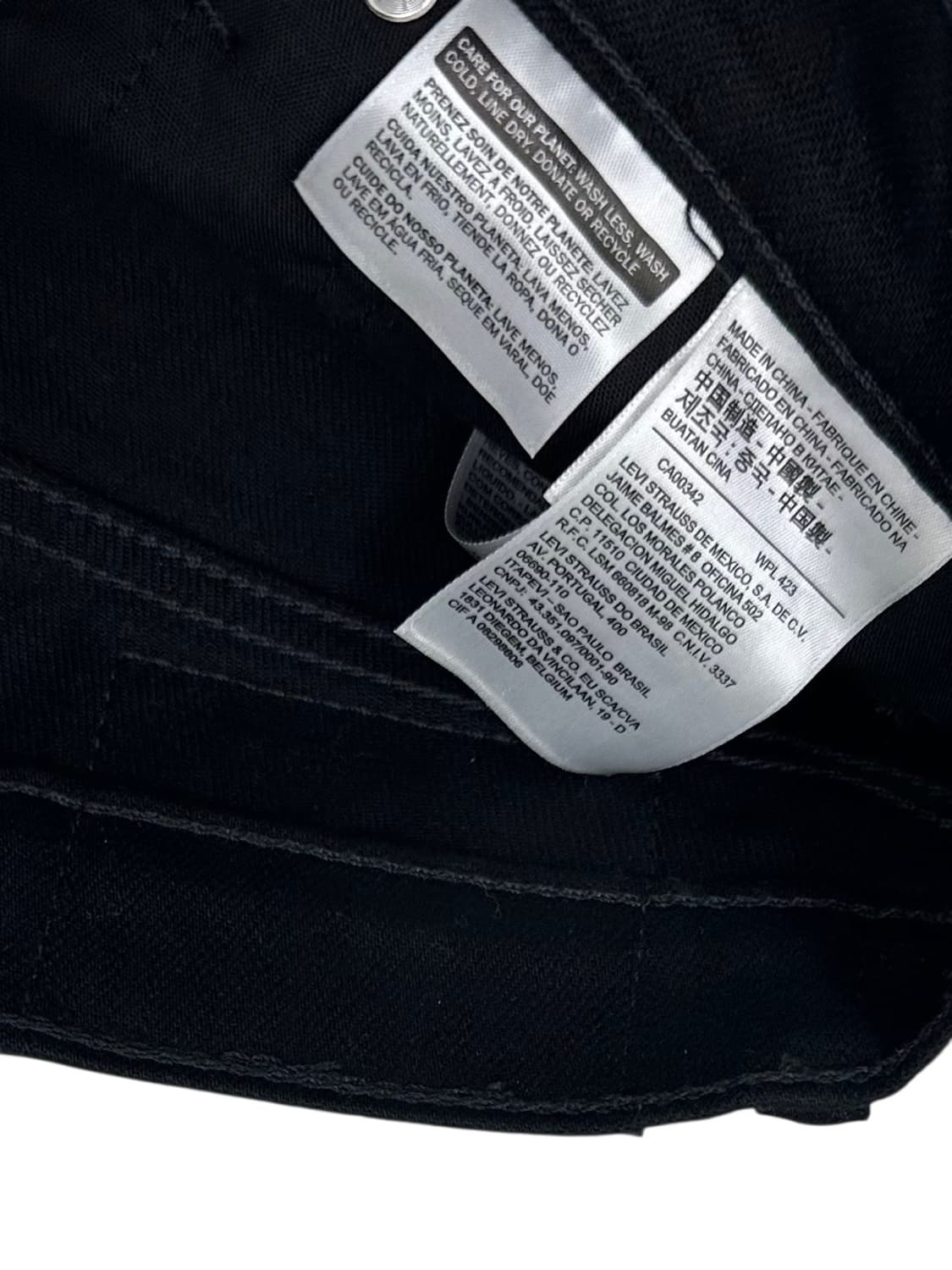 리바이스 511 블랙 데님팬츠 (36)  상품이미지8