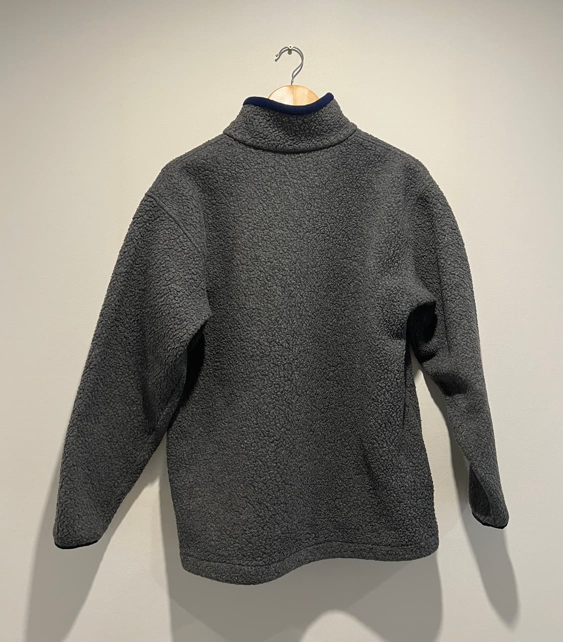 80s 엘엘빈 딥파일 플리스 풀오버 그레이 M 상품이미지2