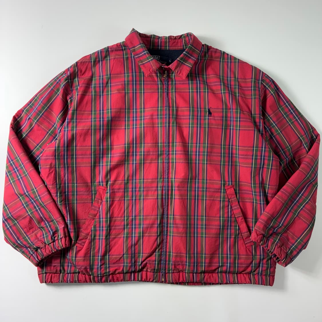 Polo 폴로 랄프로렌 90‘s 체크 코튼 스윙톱 자켓 상품이미지1