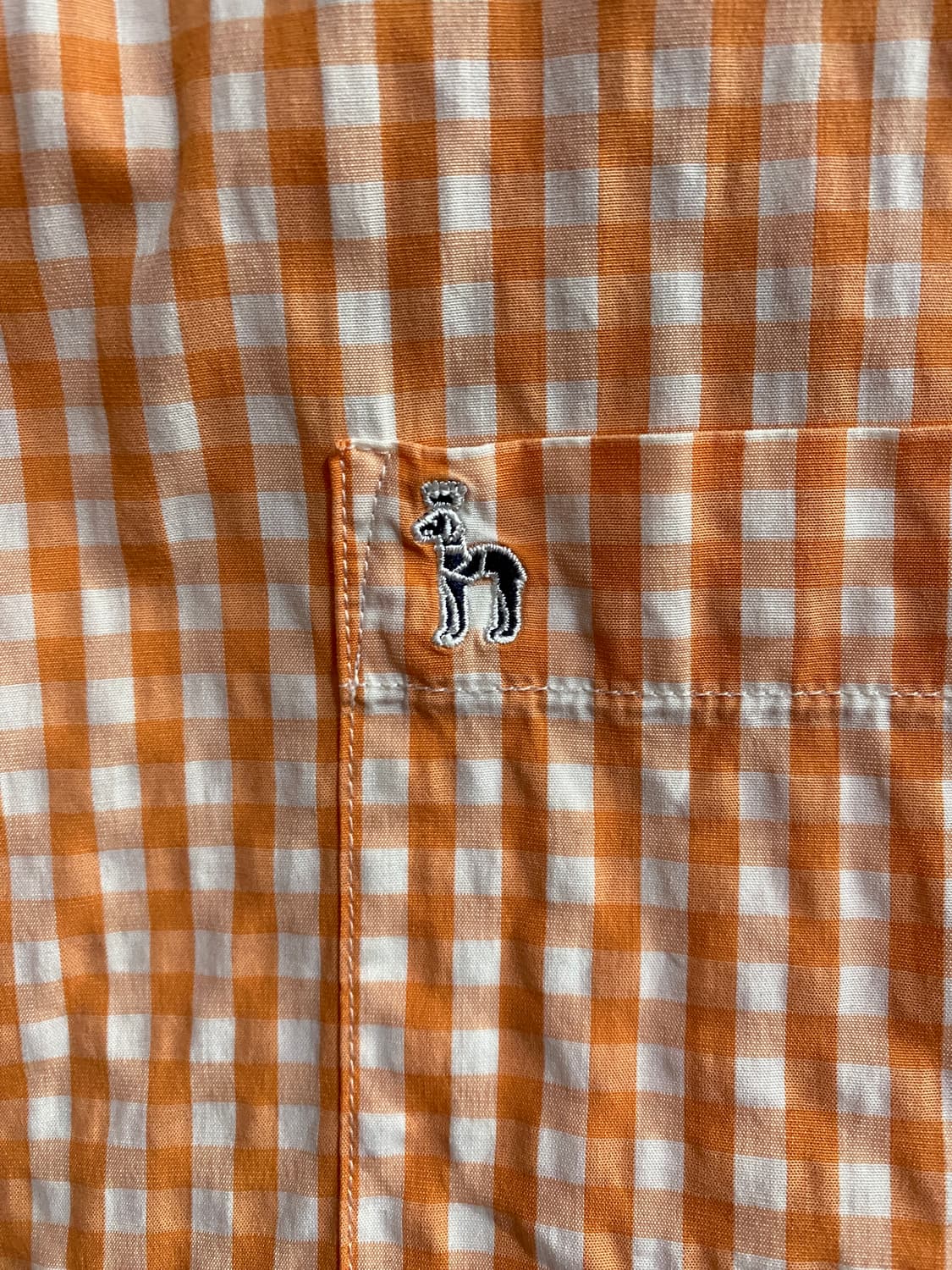 헤지스 깅엄체크 셔츠 105 슬림핏 상품이미지3