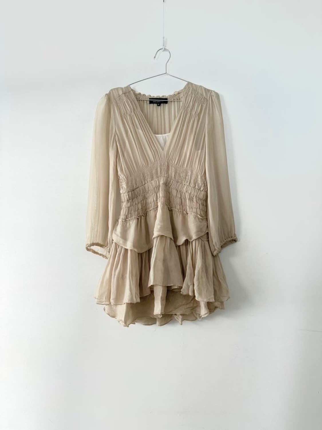 ISABEL MARANT ruffle chiffon mini ops  상품이미지1