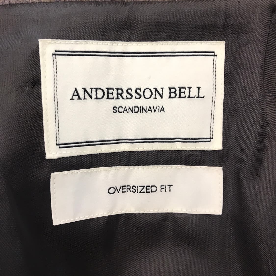 앤더슨벨 오버사이즈핏 더블코트 [S] 상품이미지5