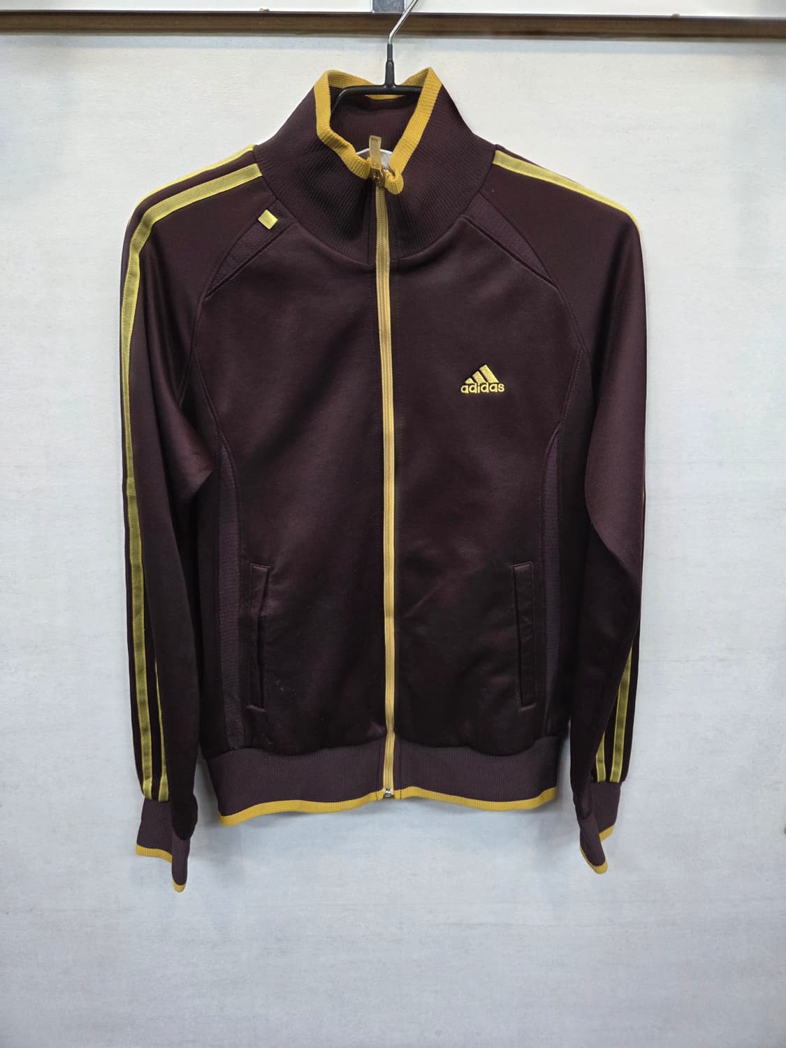 아디다스 올드스쿨 일본판 트랙탑 져지 브라운옐로우 m 상품이미지1