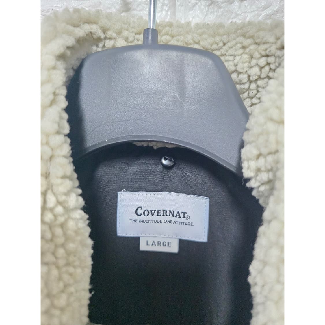 택포_ 커버낫 쉐르파 코치 자켓 L 상품이미지2