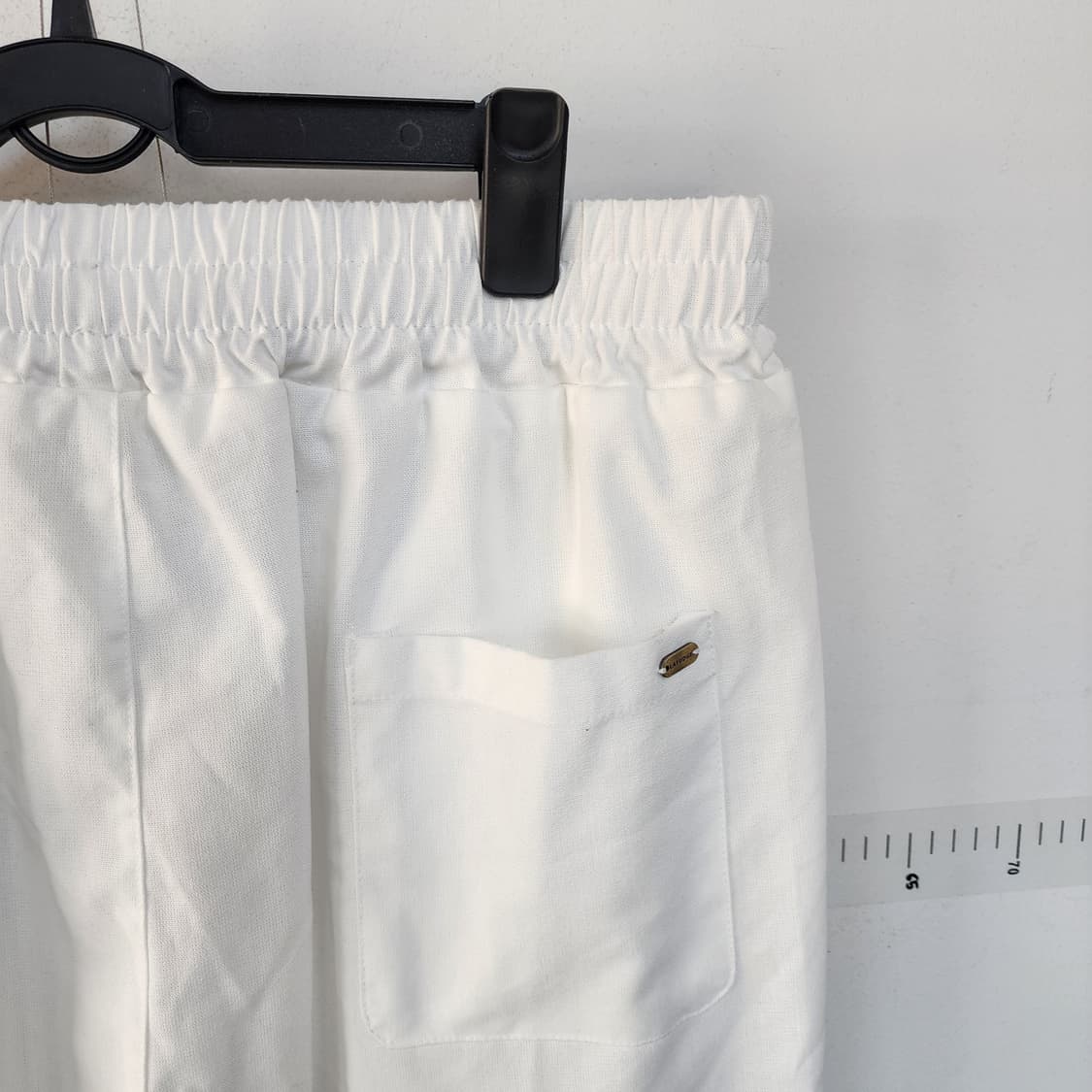 라퍼지스토어 화이트 면 팬츠 상품이미지4