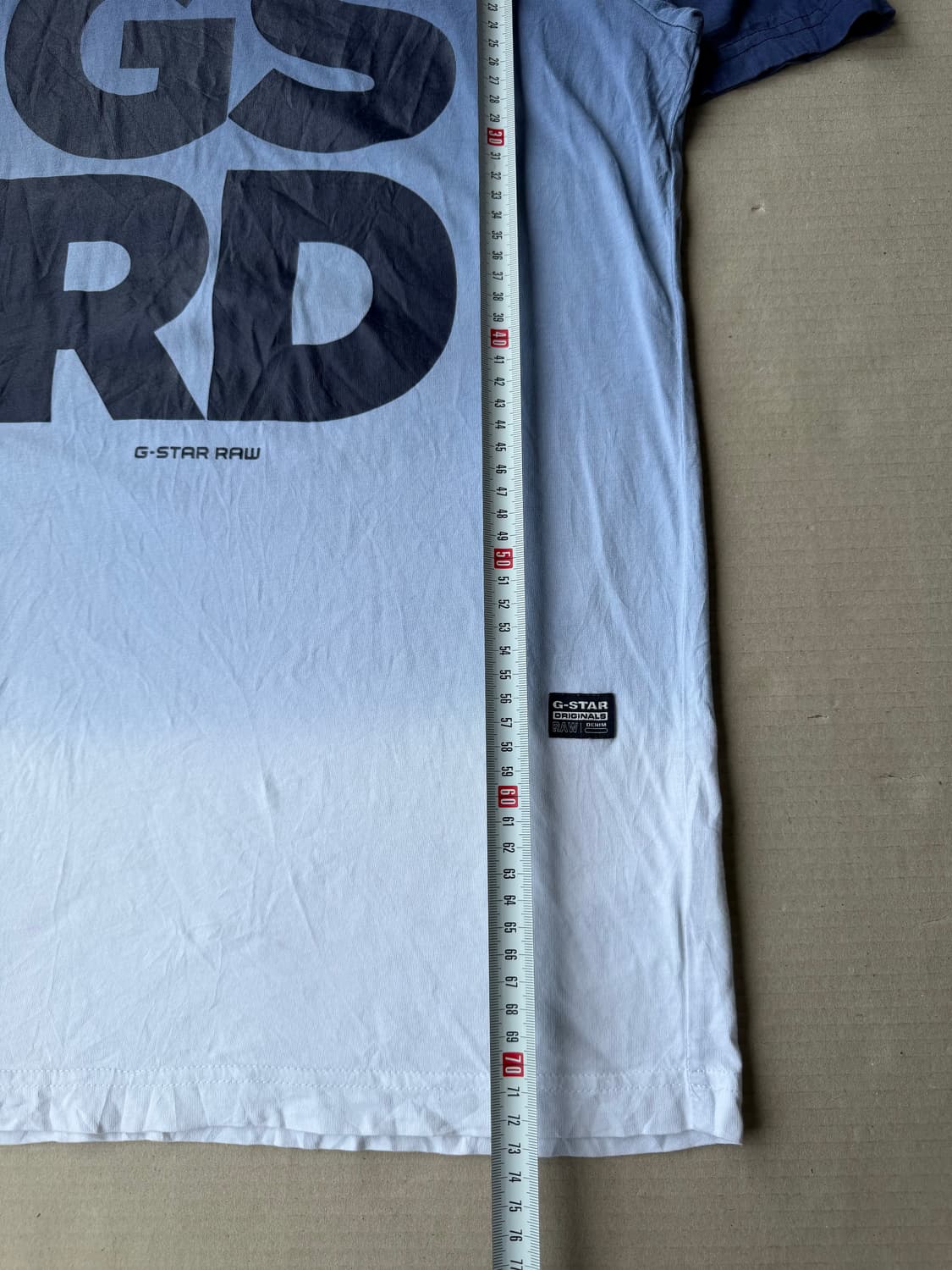 G-Star RAW 그라데이션 그래픽 티셔츠 상품이미지6