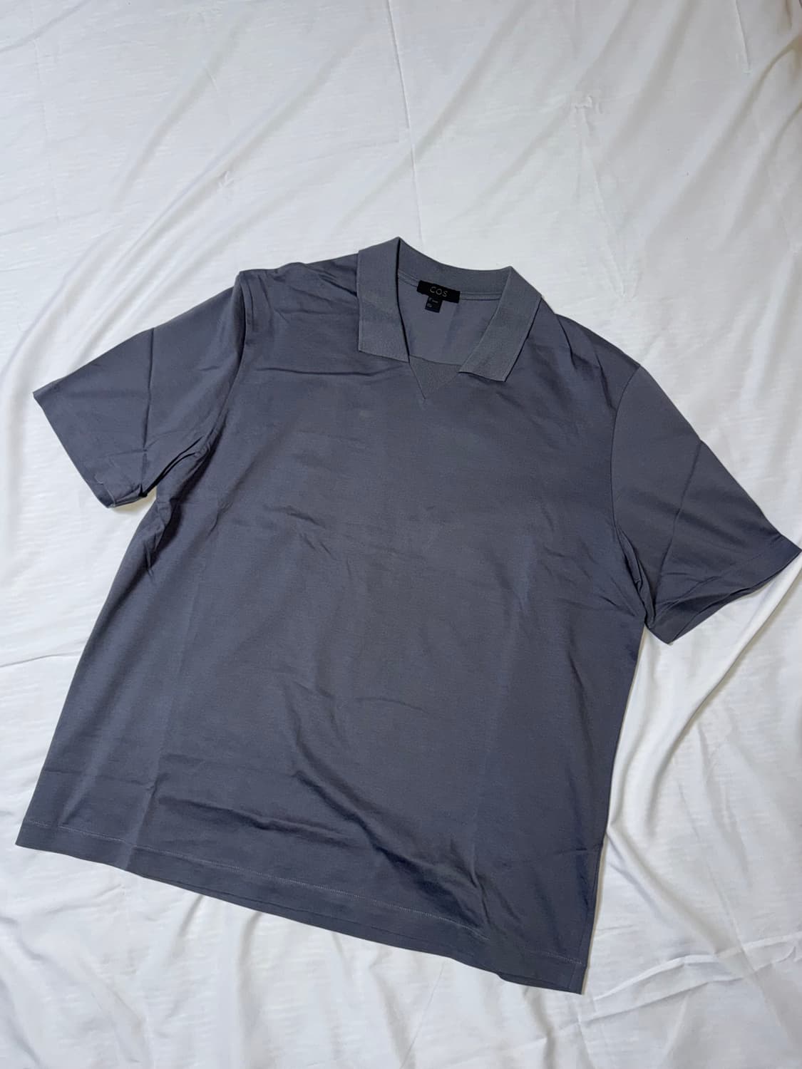 코스 카라 티셔츠 그레이 L 상품이미지1