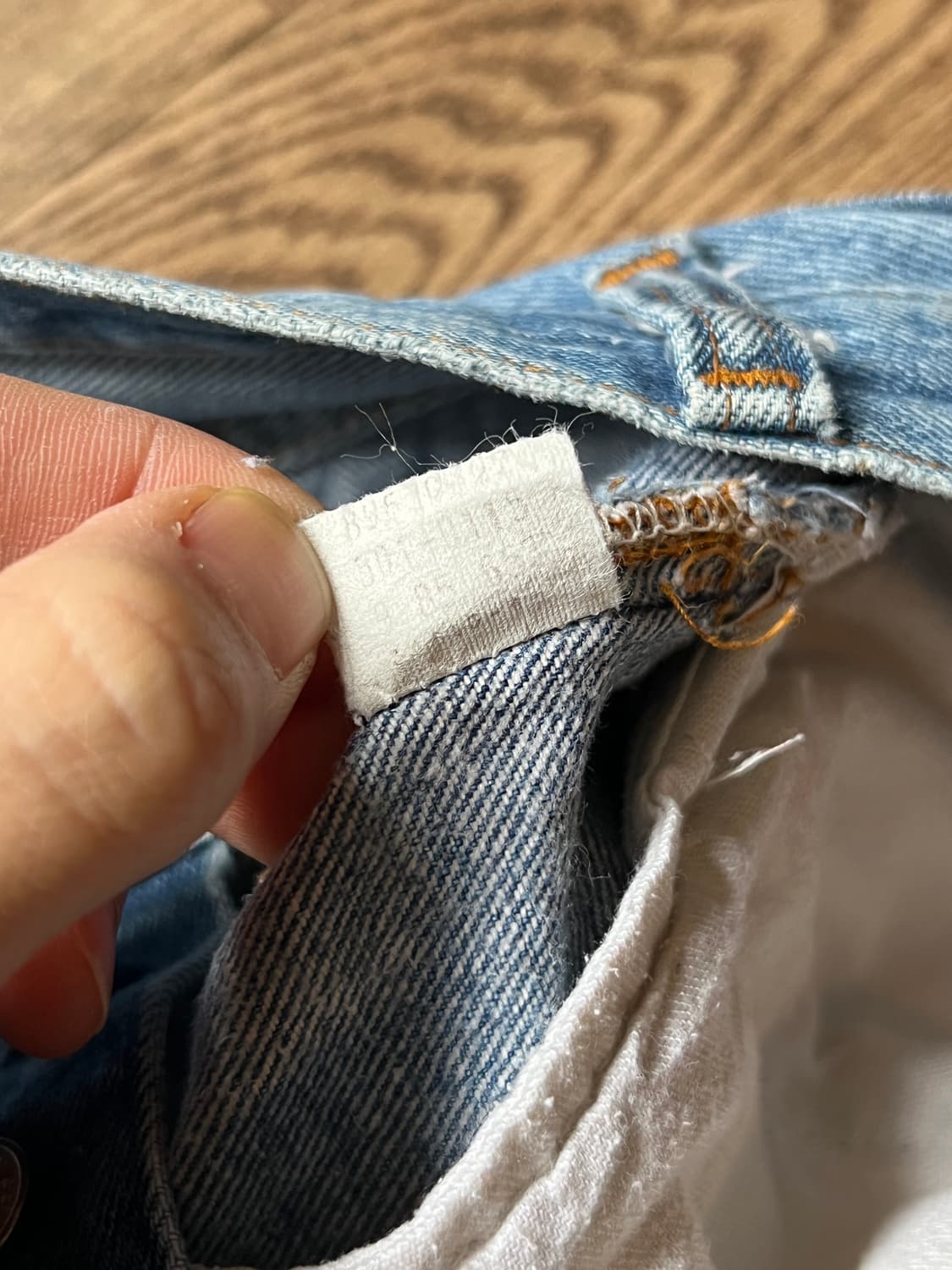 [32]80's 리바이스 501 Made in USA 데님 팬츠 S19 상품이미지7