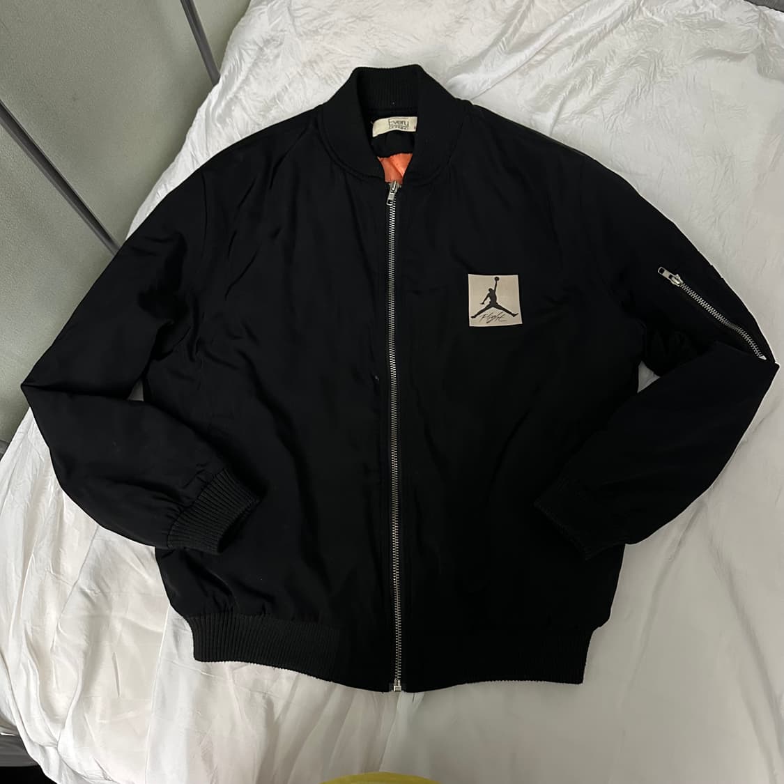 Vintage 펑크 블랙 누빔 봄버 자켓 상품이미지3