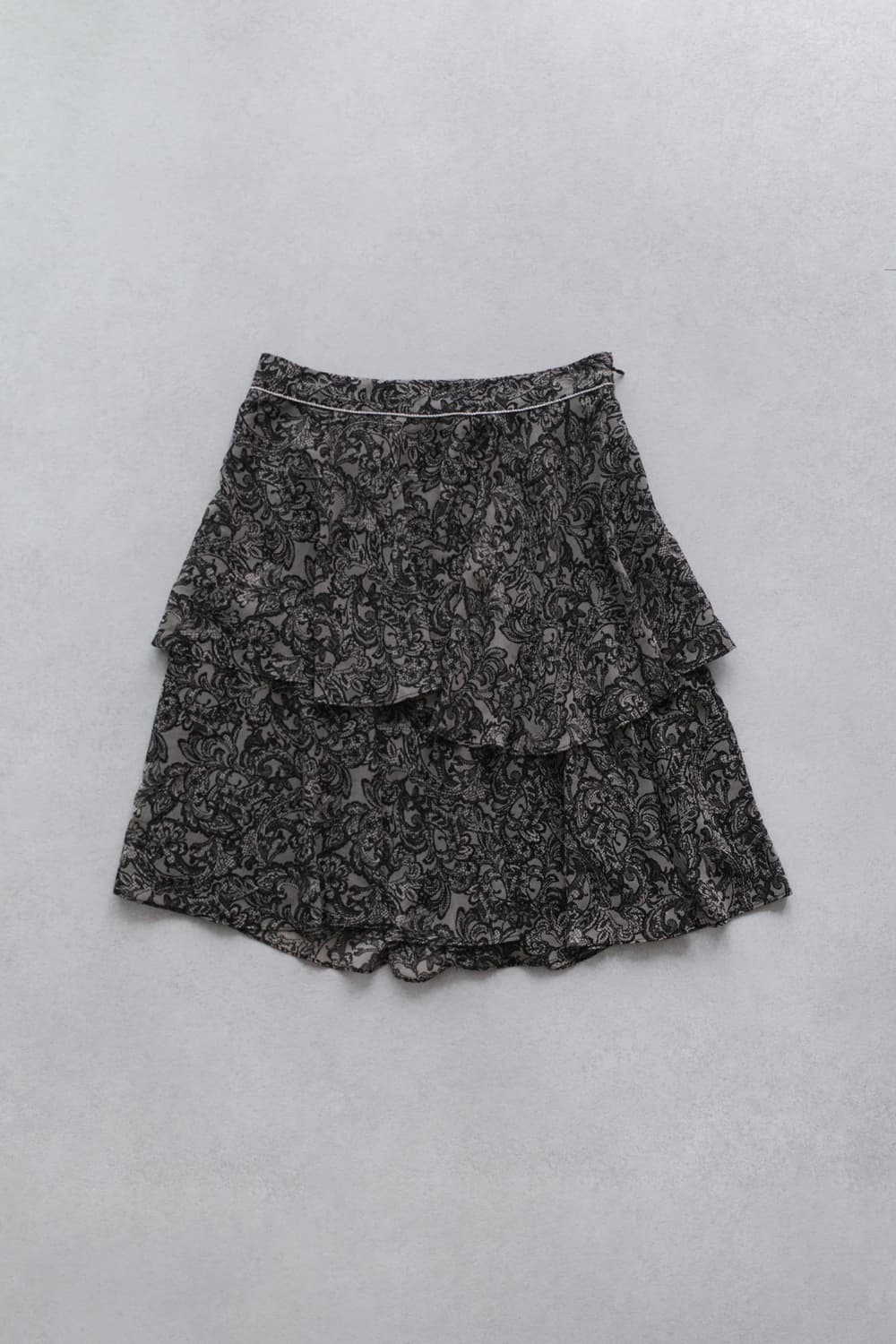 flower unbalanced skirt  상품이미지1