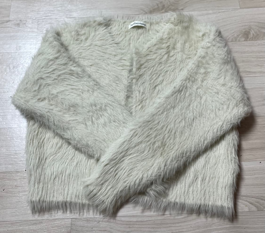 헤더먼트 테디 가디건 크림 상품이미지1