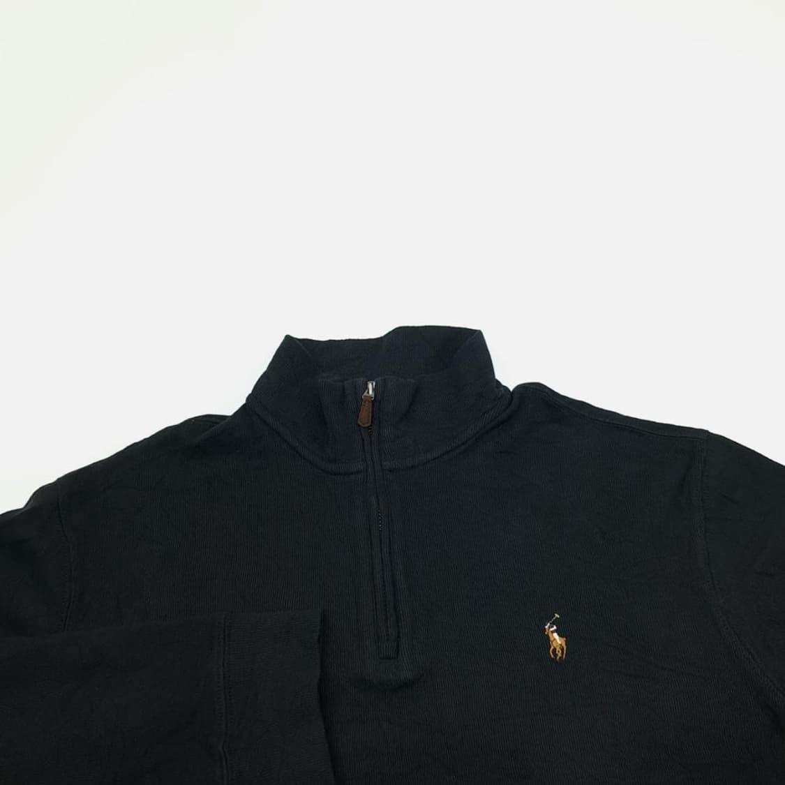 (CS706)M 폴로 블랙 하프집업 QR 니트 스웨터knit 상품이미지3