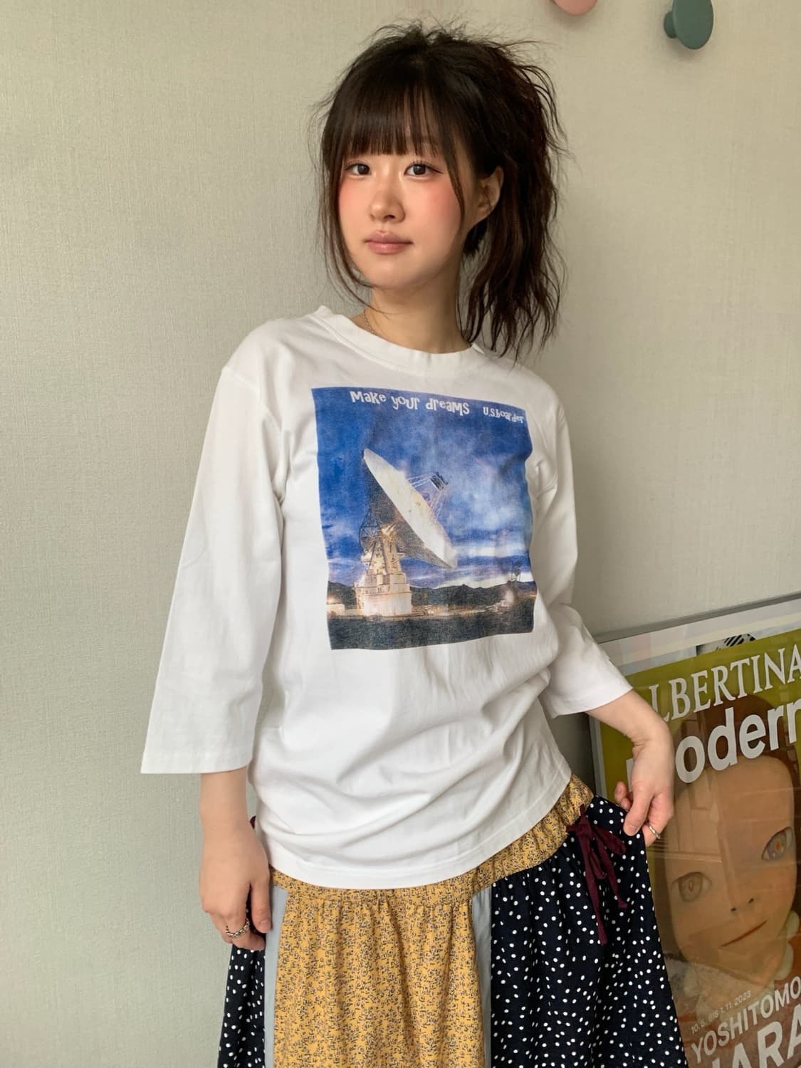 pou dou dou, patchwork skirt 상품이미지5